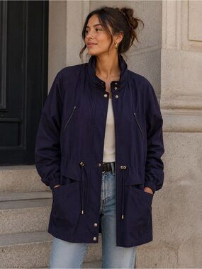 Vintage Leon James 80s 90s Purple Jacket Size S Minimalist Outerwear Casual